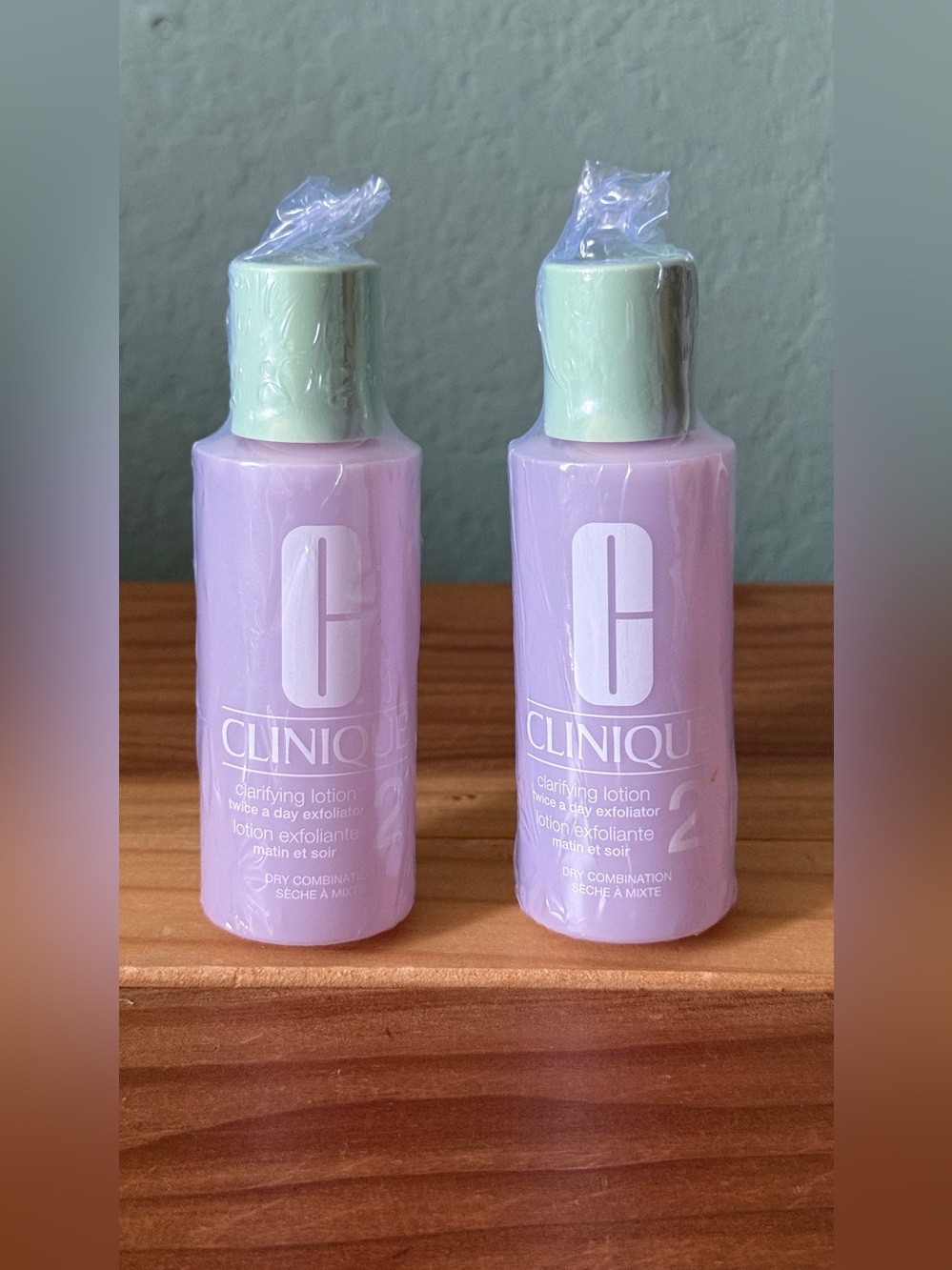 Clinique Clarifying Lotion 2 Dry Combination Skin 2 oz Each Lot of 2